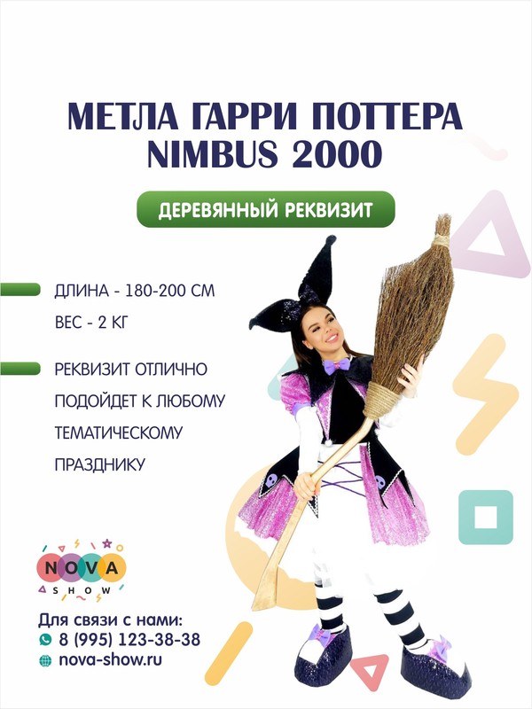 Метла Гарри Поттера Nimbus 2000