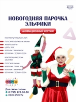 Анимационные костюмы Новогодняя парочка "Эльфики"