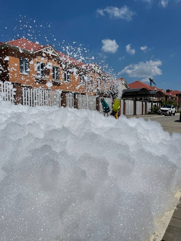 Пенная пушка Nova foam Uranium 6000-1500P. Вылет пены до 23 м