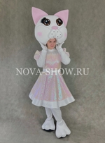 Анимационный костюм "Кошечка белая"