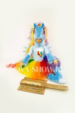 Анимационный костюм "Пони" с удлиненной гривой