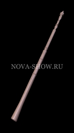 Посох Деда Мороза резной
