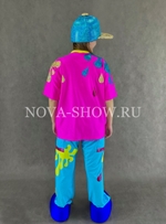 Анимационный костюм "Тюбик" голубая кепка