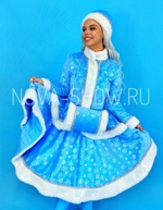 Анимационный костюм "Снегурочка Морозная Красавица"