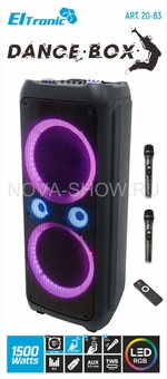 Колонка 12" (20-83 DANCE BOX 1500) динамик 2шт/12" ELTRONIC с TWS
