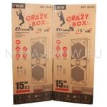 Колонка 15" (30-25 CRAZY BOX) динамик 4шт/15" комплект 2 колонки ElTRONIC