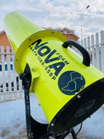 Пенная пушка Nova foam Earth 1100-550p. Вылет пены до 10 метров, с ВРАЩАЮЩИМСЯ ШТАТИВОМ НА ПОДШИПНИКАХ И КОЛЕСАХ