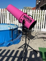 Пенная пушка Nova foam Earth 1100-550p. Вылет пены до 10 метров, с ВРАЩАЮЩИМСЯ ШТАТИВОМ НА ПОДШИПНИКАХ И КОЛЕСАХ