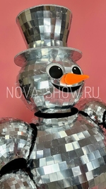 Анимационный костюм "Зеркальный снеговик"