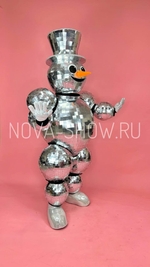 Анимационный костюм "Зеркальный снеговик"