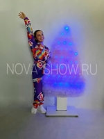 Реквизит "Новогодняя Елочка" Розовая 1,7 м