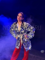 Шубка с пайеткой летняя (без пояса)
