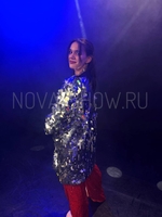 Шубка с пайеткой летняя (без пояса)