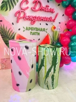 Тканевая фотозона "арбузная вечеринка"