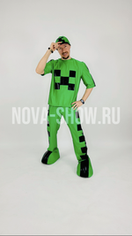 Анимационный костюм Майнкрафт "Крипет"