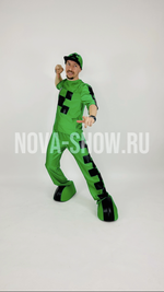 Анимационный костюм Майнкрафт "Крипет"