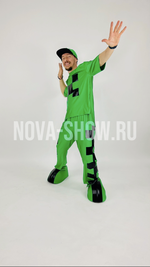 Анимационный костюм Майнкрафт "Крипет"
