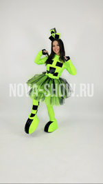 Анимационный костюм Майнкрафт "Крипет девочка"