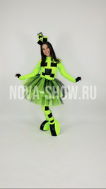 Анимационный костюм Майнкрафт "Крипет девочка"