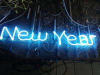 Неоновая надпись  "New Year"